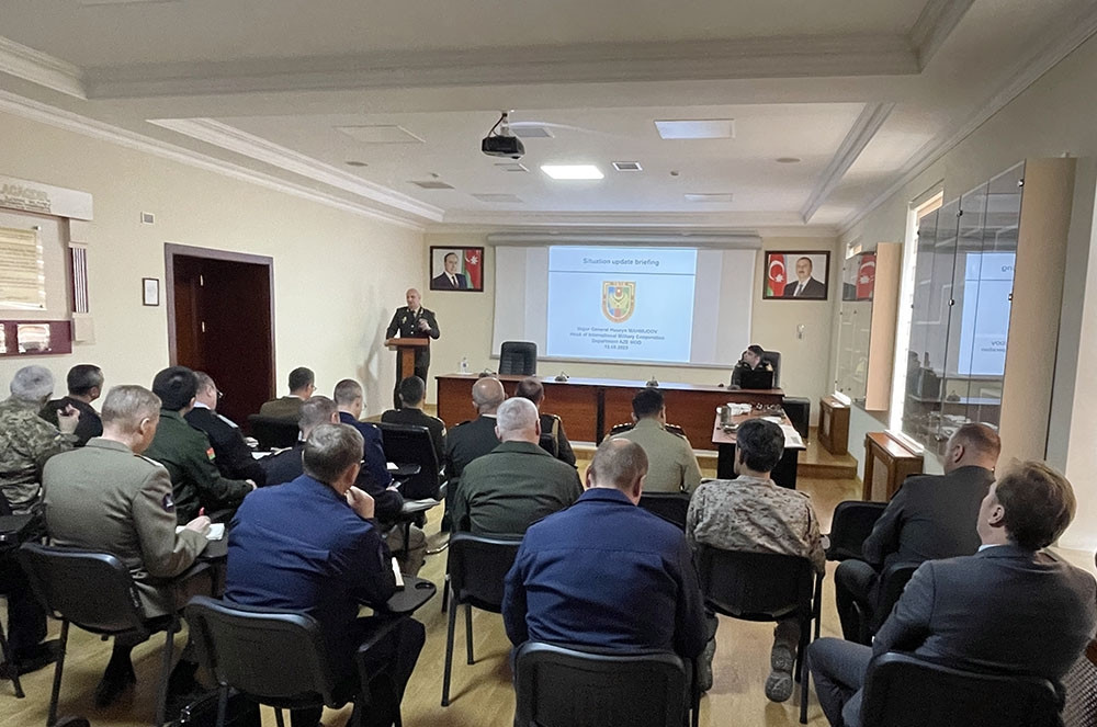 Military attachés accredited to Azerbaijan informed about Armenian armed forces’ provocation