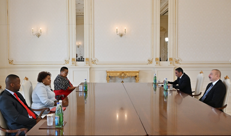 President Ilham Aliyev receives Speaker of National Assembly of Republic of South Africa