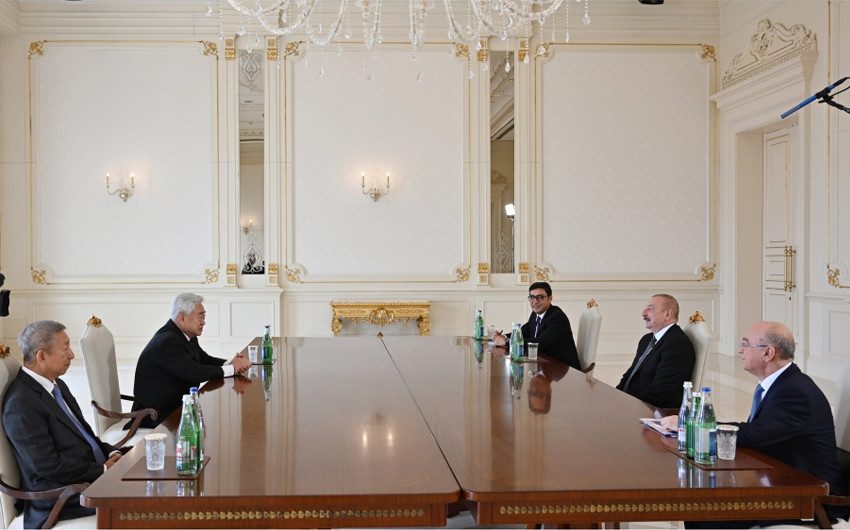 President Ilham Aliyev receives President of World Taekwondo Federation