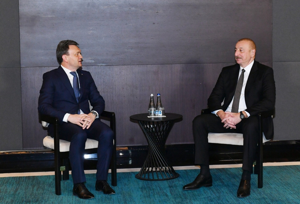 President of Azerbaijan Ilham Aliyev met with Prime Minister of Moldova in Chișinău