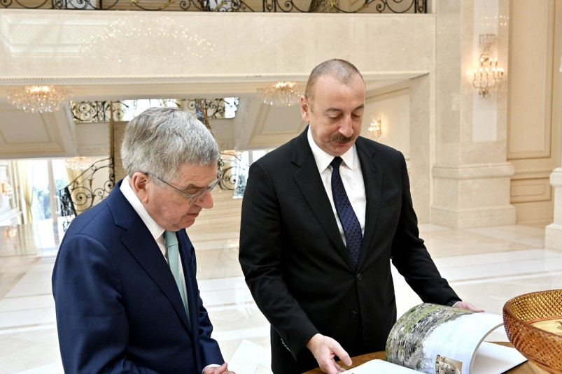 Azərbaycan liderinə Olimpiya Evi Mükafatı təqdim olunub