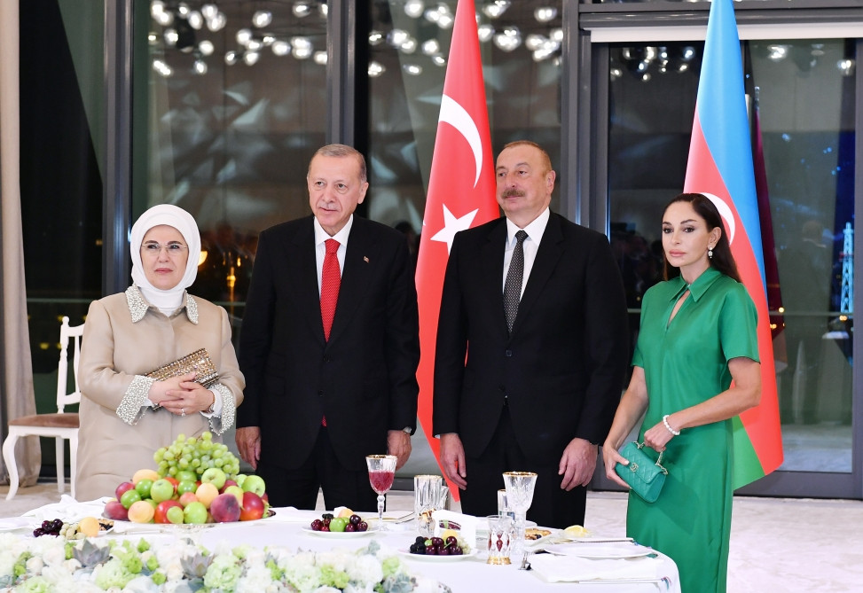 Baku hosted state reception in honor of Turkish President Recep Tayyip Erdogan and First Lady Emine Erdogan