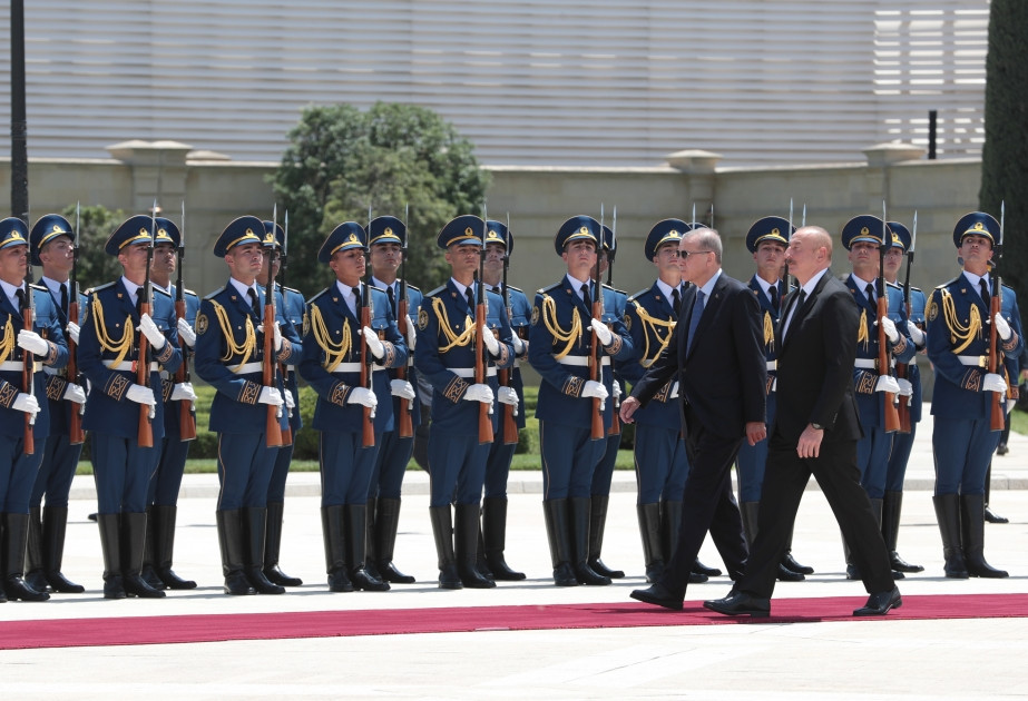 Official welcome ceremony was held for President of Türkiye Recep Tayyip Erdogan