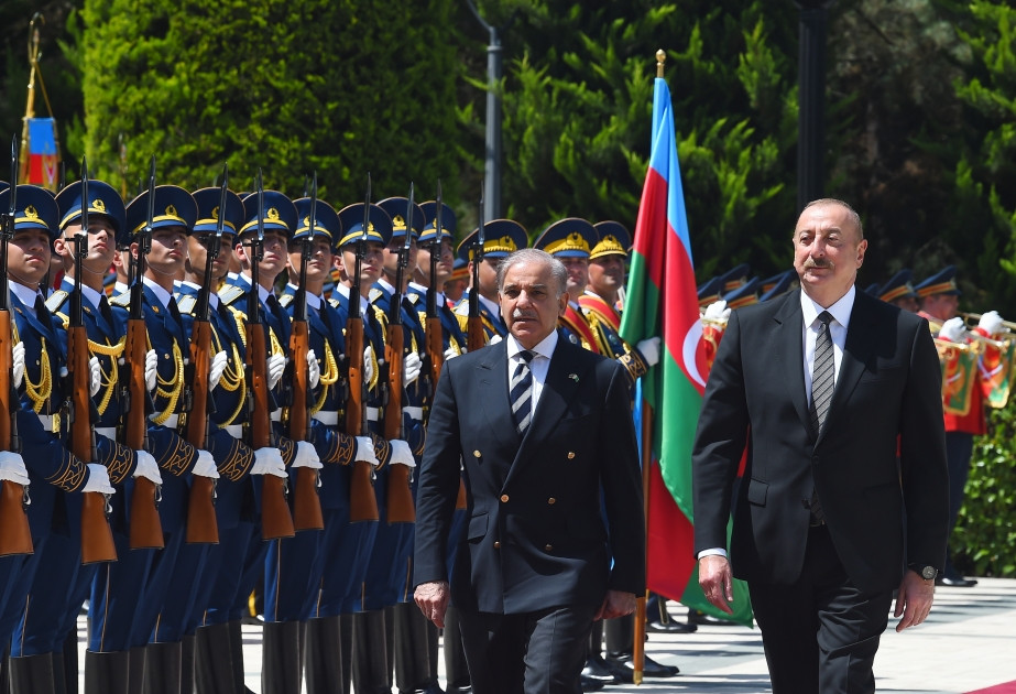 Official welcome ceremony was held for Prime Minister of Pakistan Muhammad Shehbaz Sharif
