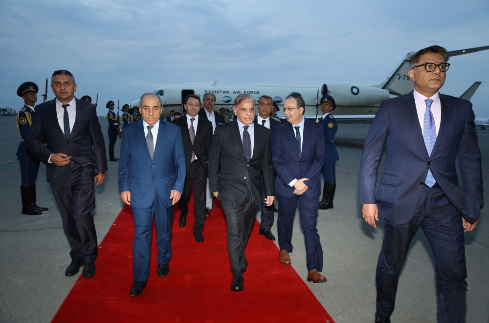 Prime Minister of Pakistan Muhammad Shehbaz Sharif arrives in Azerbaijan for official visit