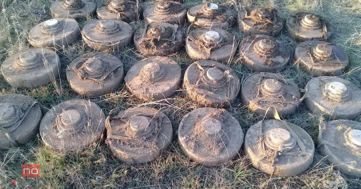 Number of mines found in liberated areas announced