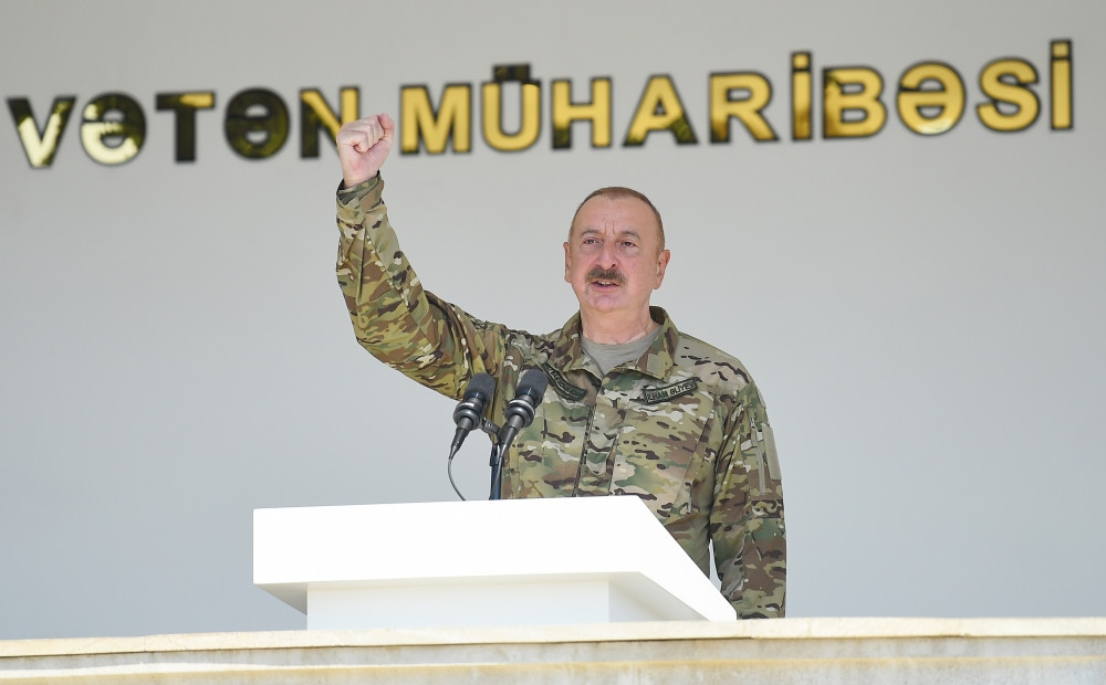 President Ilham Aliyev: No one can influence our determination today