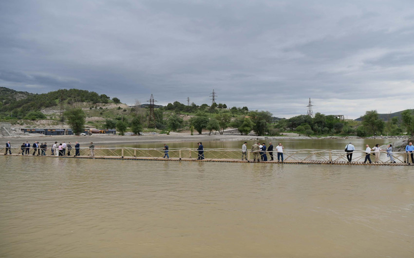 Xarici diplomatlar Laçın bulvarında olublar