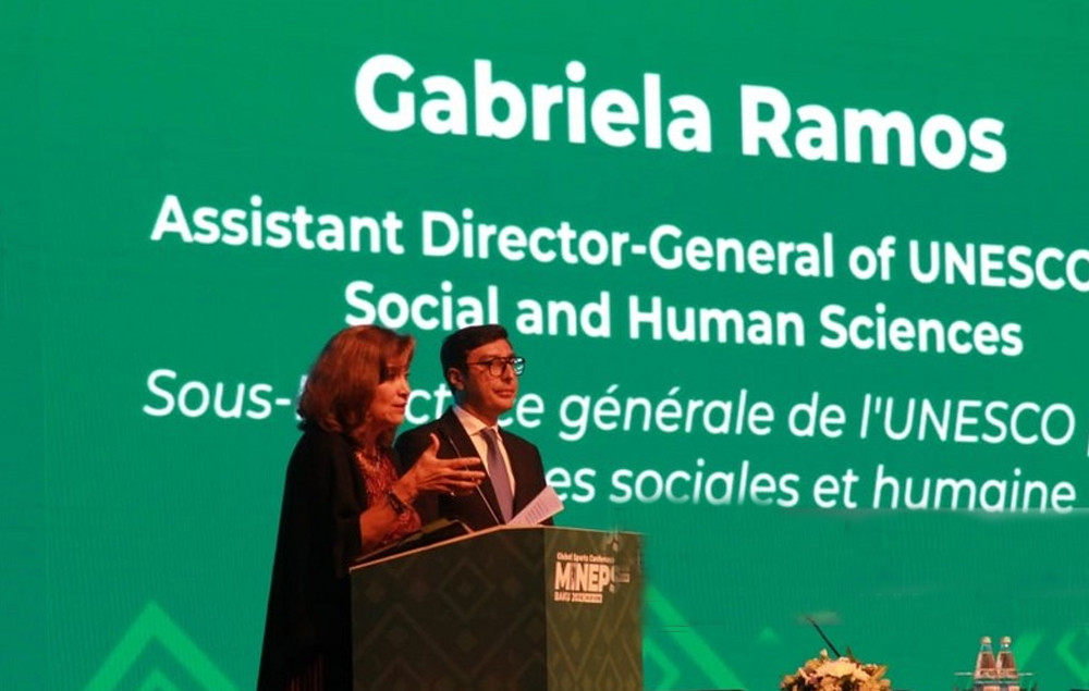 UNESCO's Gabriela Ramos thanks Azerbaijan for hosting MINEPS VII