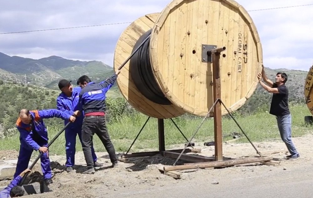 Laçının ən ucqar kəndlərinin elektrik şəbəkəsi yenilənir