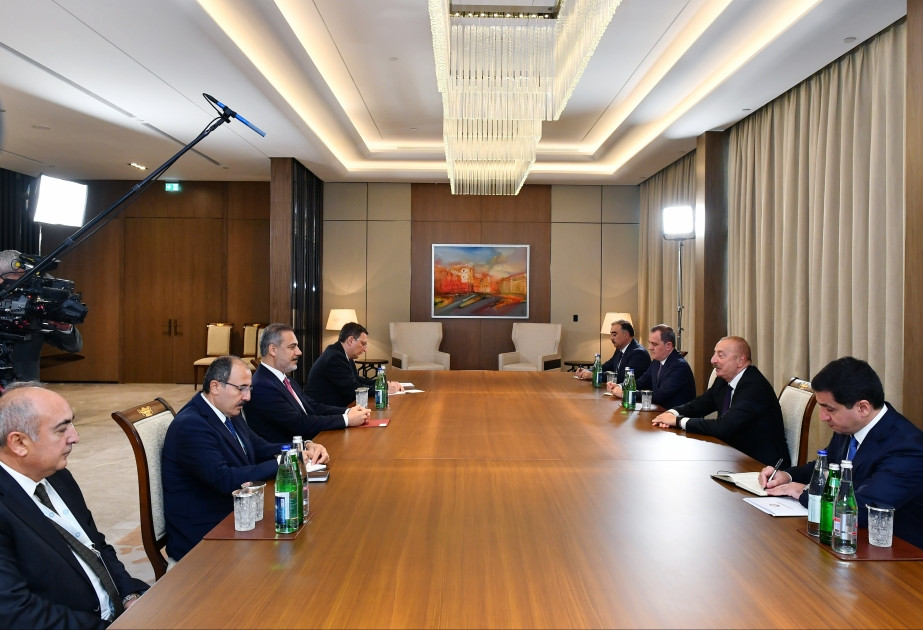 President Ilham Aliyev received Foreign Minister of Türkiye