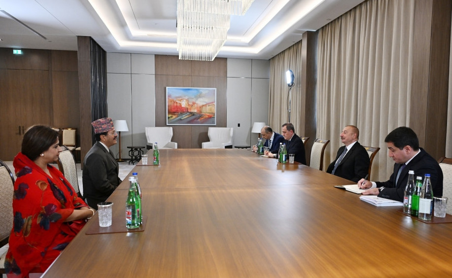 President Ilham Aliyev received Foreign Minister of Nepal