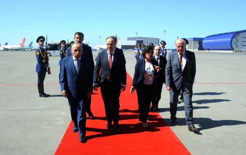 Albanian President Bajram Begaj arrives in Azerbaijan for official visit