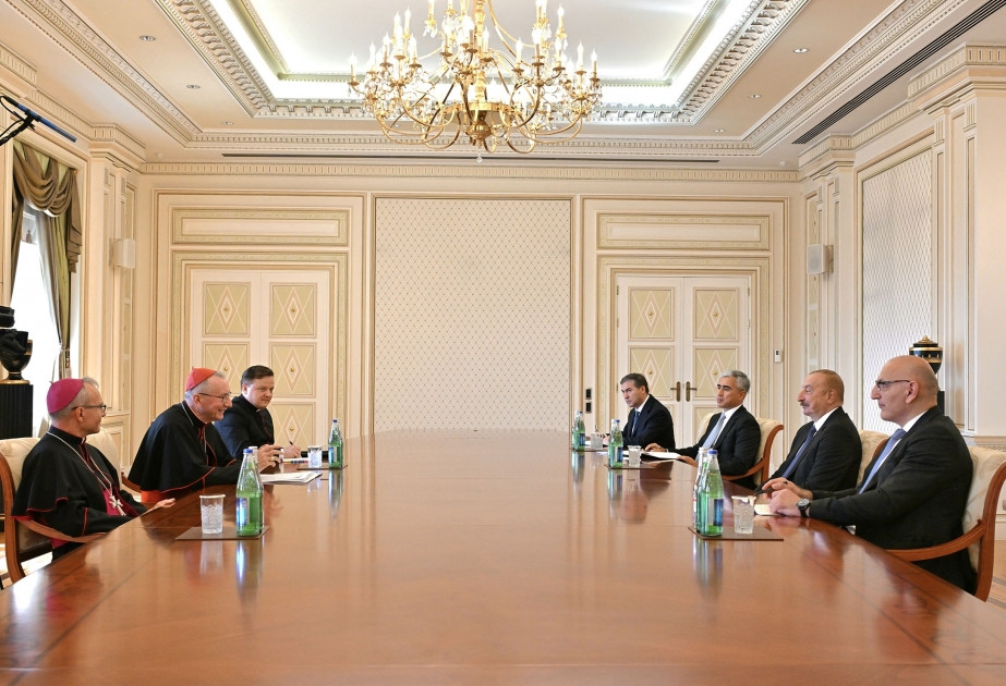 President Ilham Aliyev receives Secretary of State of Holy See