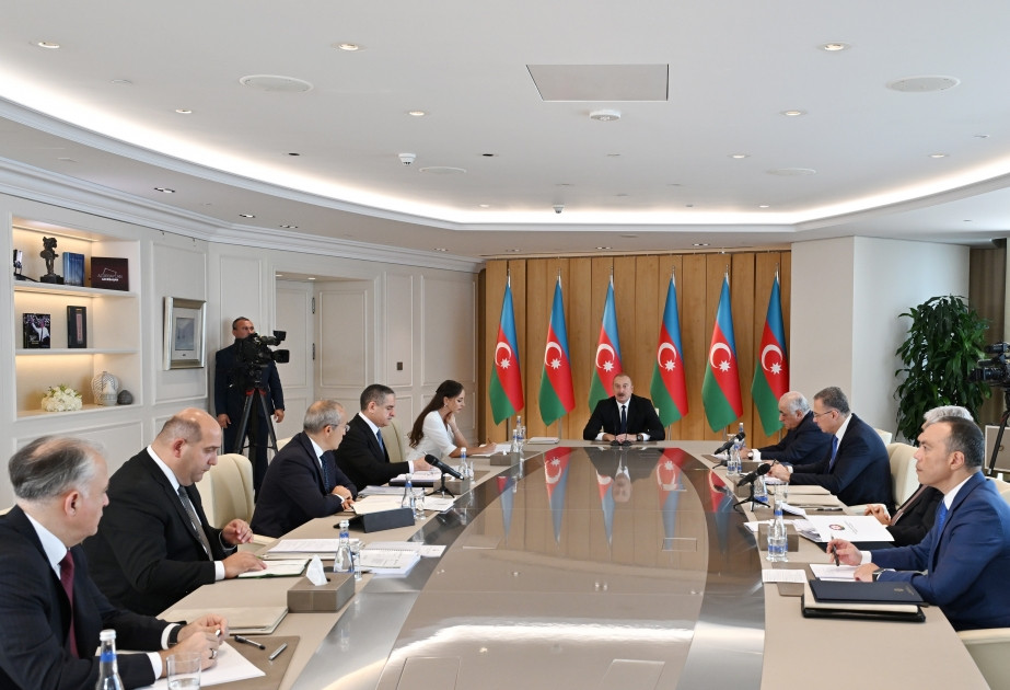 President Ilham Aliyev chaired meeting dedicated to socio-economic results of six months of this year