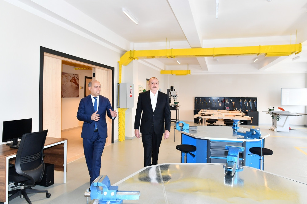 President Ilham Aliyev attended opening of Jalilabad State Vocational Education Center