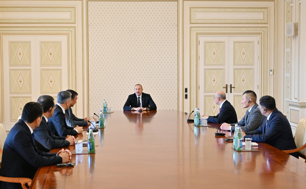 President Ilham Aliyev received ministers of Turkic states participating in the events held in Baku - <mark>VIDEO<mark>