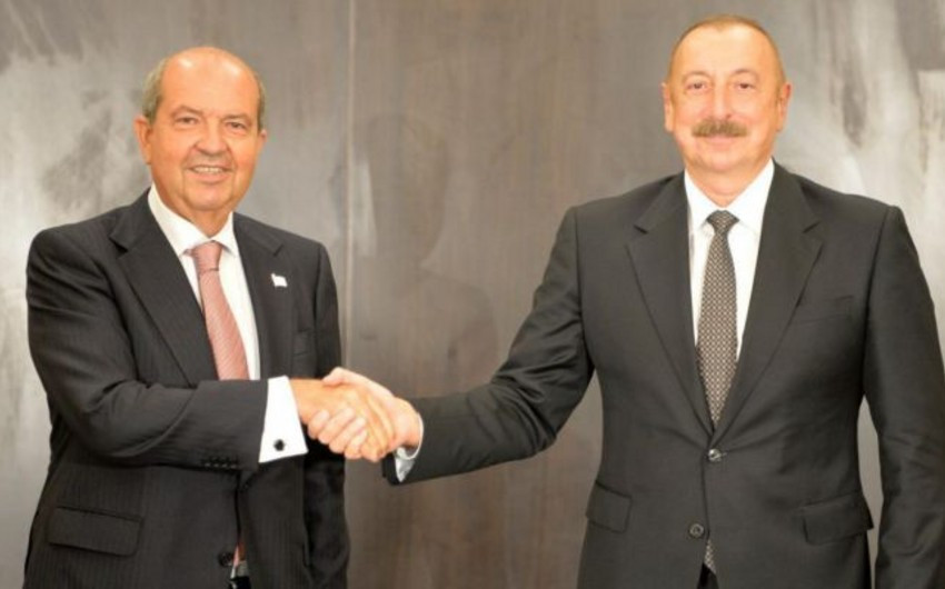 Глава Северного Кипра поблагодарил президента Ильхама Алиева