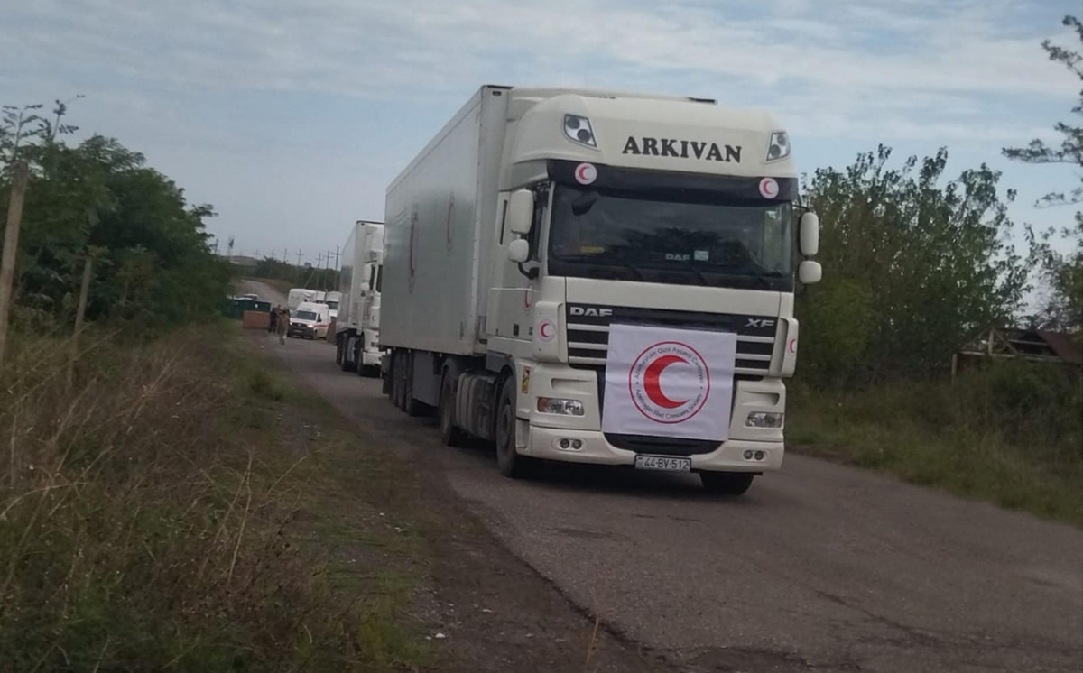 Another humanitarian aid sent from Baku to Khankandi