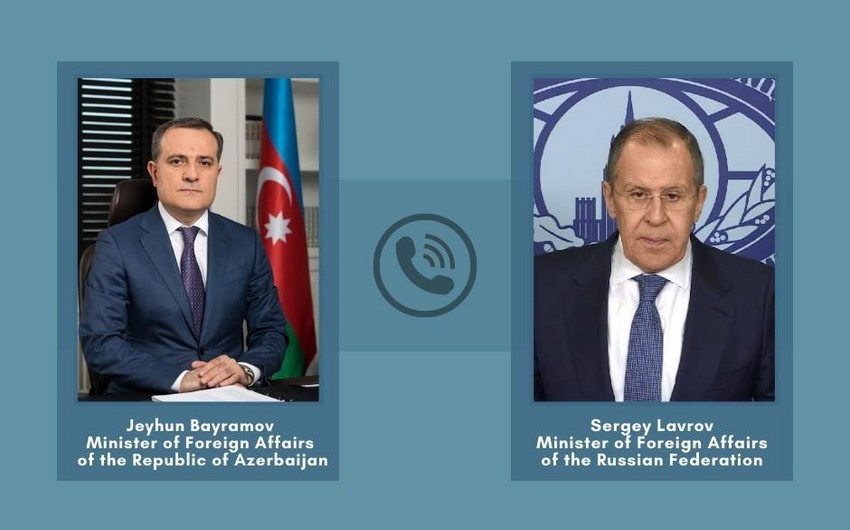 Lavrov, Bayramov mull situation in Karabakh
