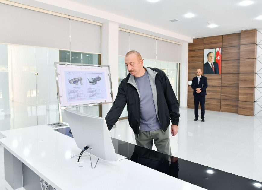 President Ilham Aliyev opened “Azerishig” OJSC’s Jabrayil Digital Control Center