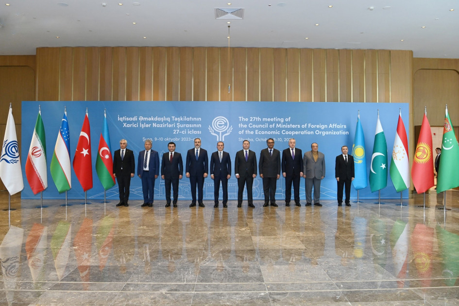 Şuşada İqtisadi Əməkdaşlıq Təşkilatının Xarici İşlər Nazirləri Şurasının 27-ci iclası keçirilir