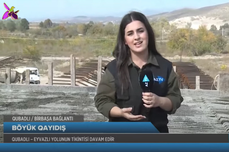 Qubadlı-Eyvazlı avtomobil yolundan <mark>REPORTAJ<mark>