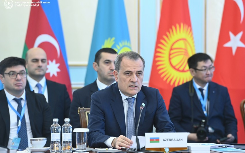 Jeyhun Bayramov speaks at 10th meeting of OTS foreign ministers' council