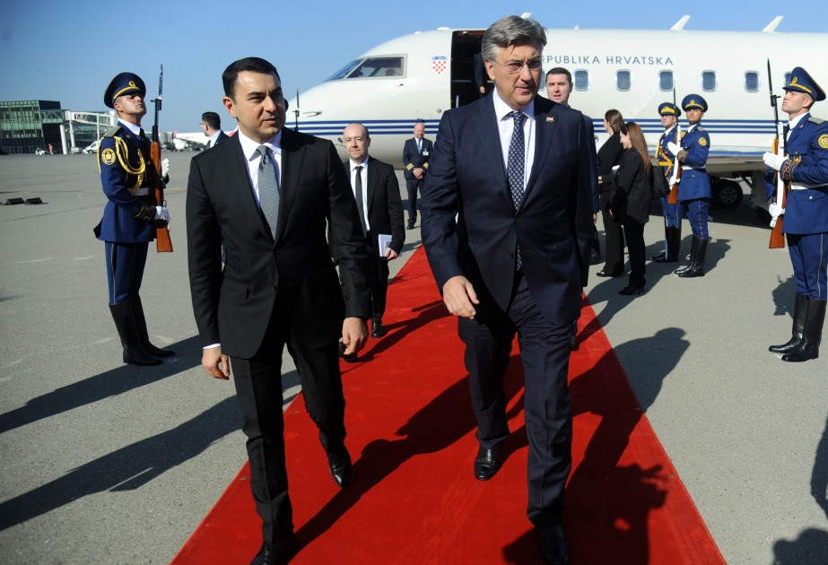 Prime Minister of Croatia arrives in Azerbaijan for working visit