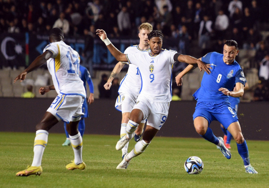 Cборная Азербайджана одержала победу над командой Швеции в Баку