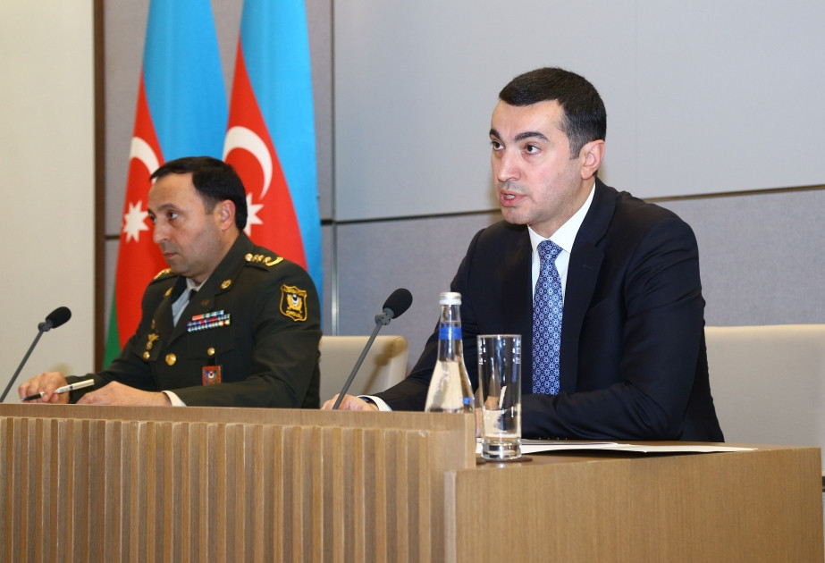 Azərbaycan XİN və Müdafiə Nazirliyi diplomatlar üçün brifinq keçirib