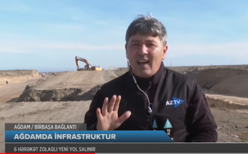 Ağdamda tramvay xətləri çəkilir - <mark>EKSKLÜZİV GÖRÜNTÜLƏR<mark>