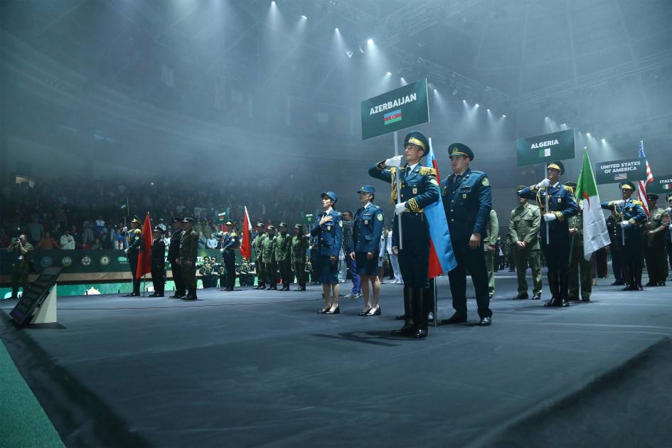 Hərbçilər arasında güləş üzrə 36-cı dünya çempionatının açılışı olub