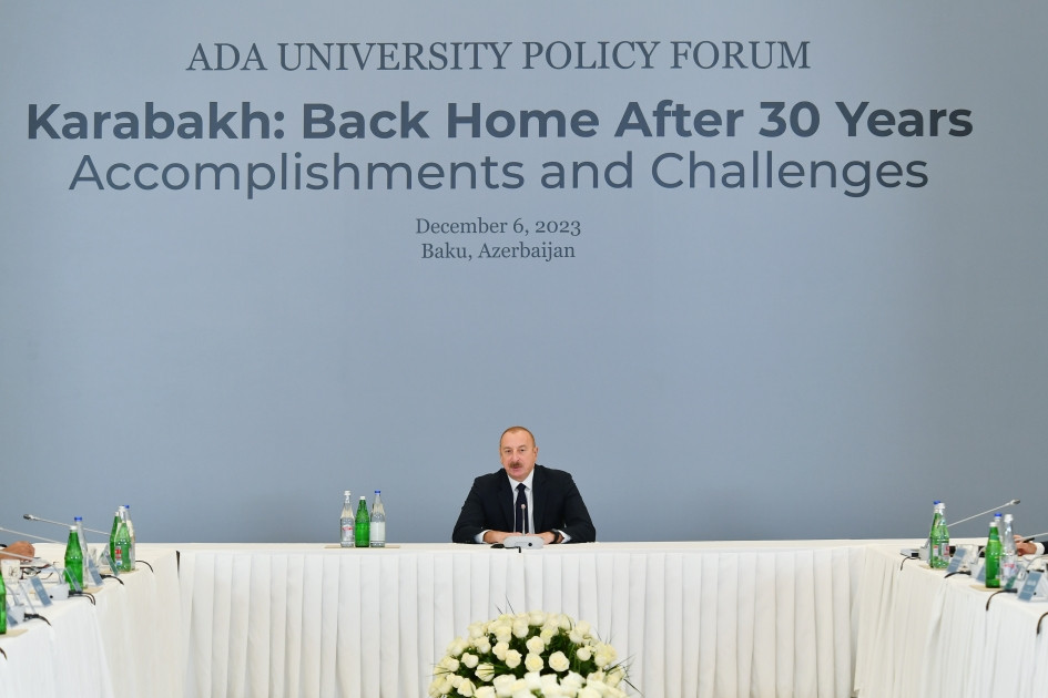 Azerbaijani President: "For us, the most important was to provide former refugees with decent jobs"