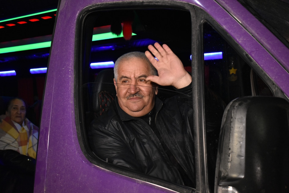 Another 112 IDPs leave for Fuzuli