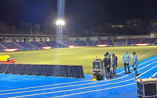 Xankəndi stadionunda hazırlıq işləri yekunlaşıb