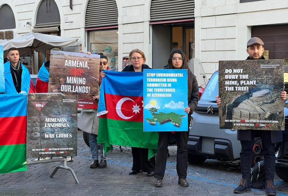 В Риме организована акция протеста против минного террора Армении