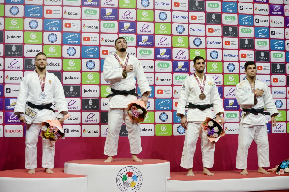 Azerbaijani judoka snatches Grand Slam gold medal in Baku