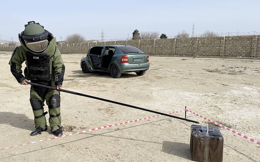 Engineering units of Azerbaijani Army conduct combat training classes
