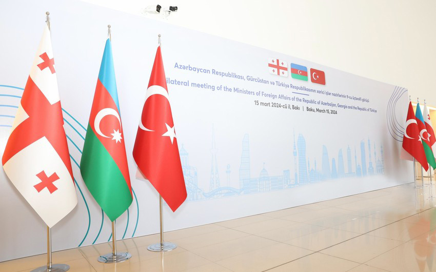 Baku hosting tripartite meeting of foreign ministers of Azerbaijan, Türkiye, and Georgia
