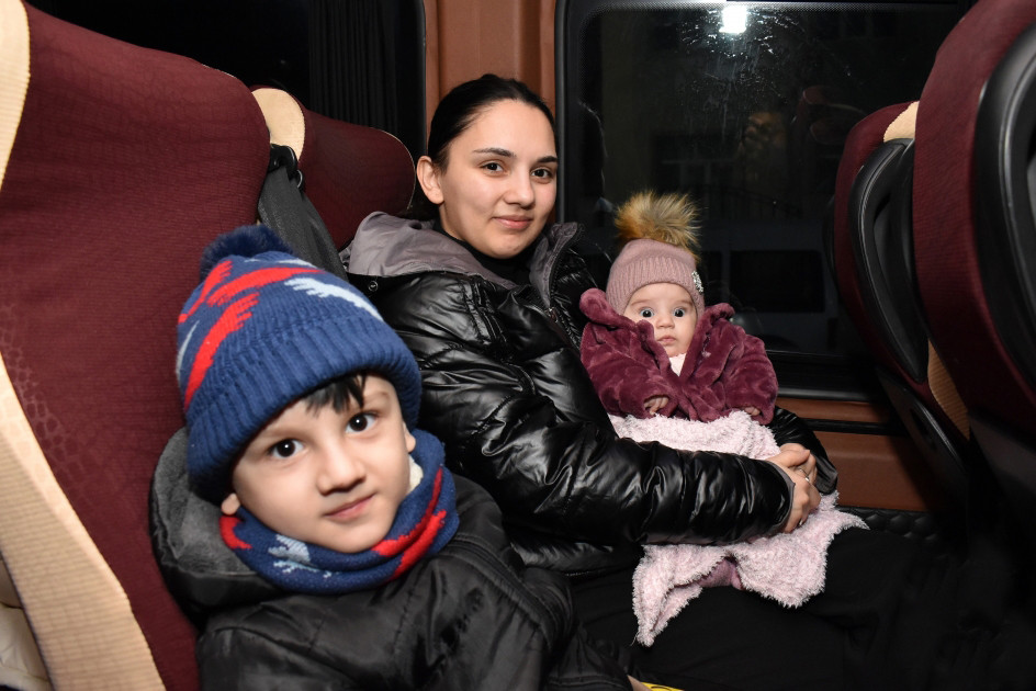 Another 153 IDPs leave for Fuzuli