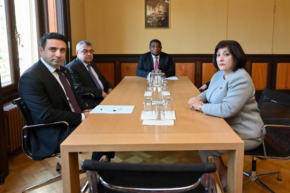 Azerbaijani and Armenian parliament speakers hold bilateral meeting in Geneva