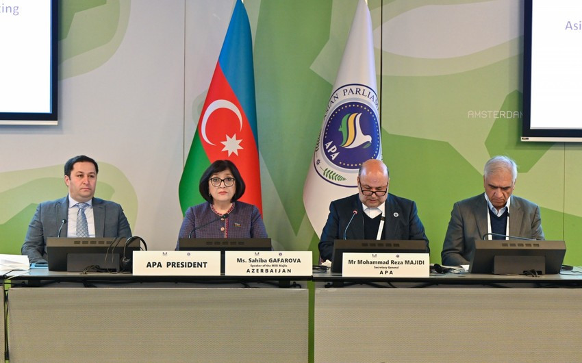 Asiya Parlament Assambleyasının iclası keçirilib