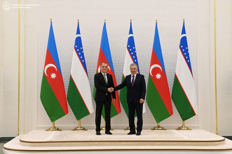 Azerbaijani FM meets with President of Uzbekistan