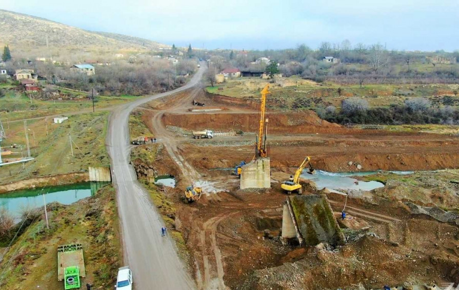 Ağdərə-Ağdam avtomobil yolunun inşasına başlanılıb