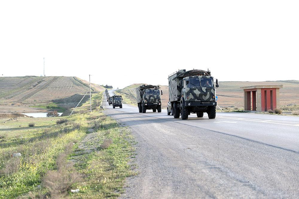 Azerbaijan Army conducting command-staff exercises