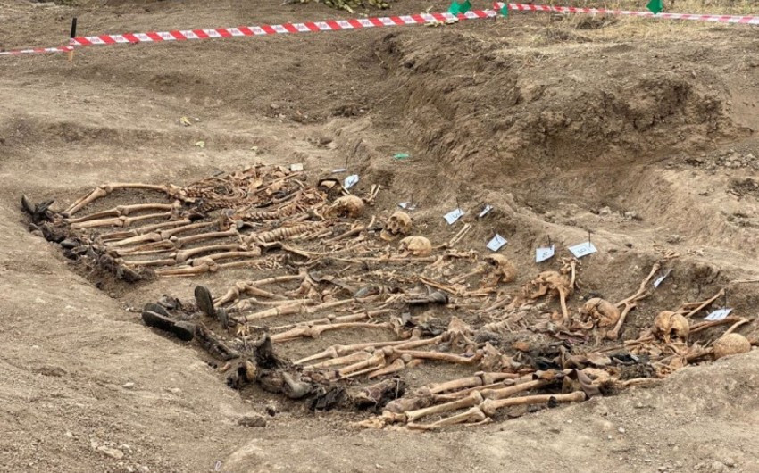 Remains of 172 people found in 18 mass graves discovered in liberated areas