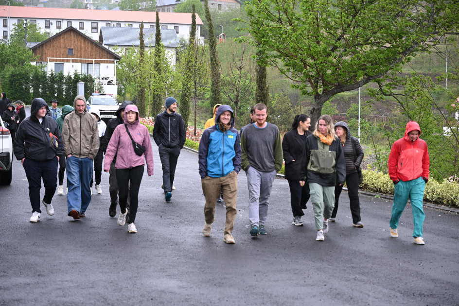 Norveçli səyyahlar Laçında həyata keçirilən bərpa və yenidənqurma işləri ilə tanış olublar