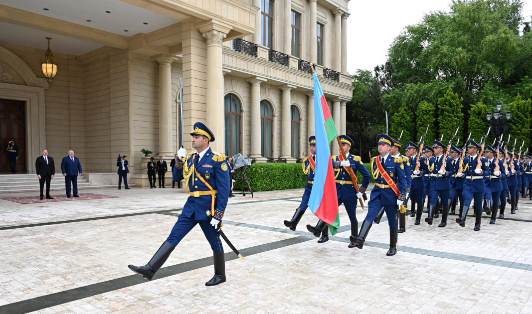 Состоялась церемония официальной встречи Президента Беларуси Александра Лукашенко