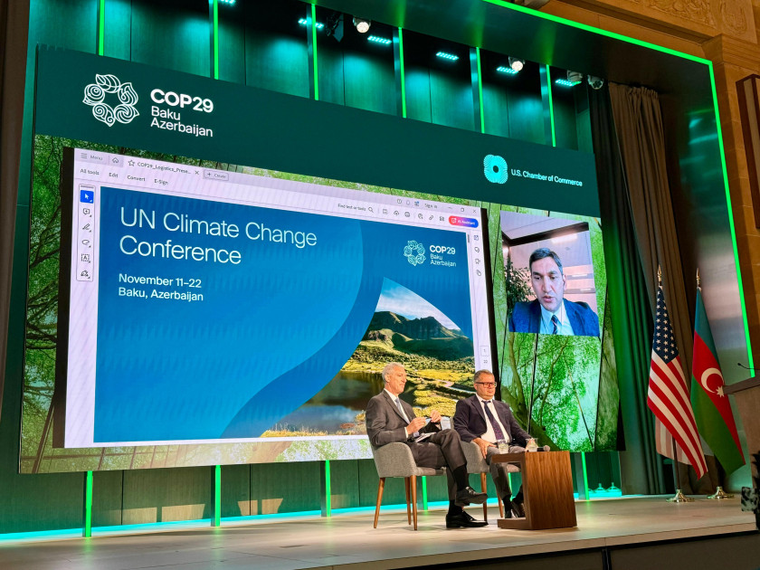 Vaşinqtonda Azərbaycanın COP29 sədrliyinə dair tədbir keçirilib